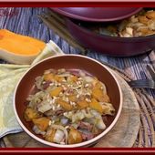 Poêlée de butternut et chou chinois