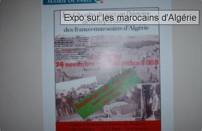 Notre expo sur les marocains d'Algérie
