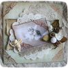 carte shabby de noël