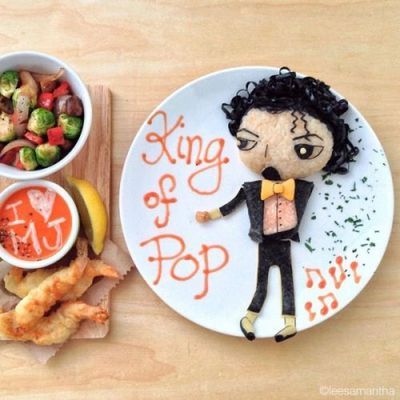 Bon appétit - Michael Jackson - Assiette - Idées pour faire manger les enfants - Picture - Free