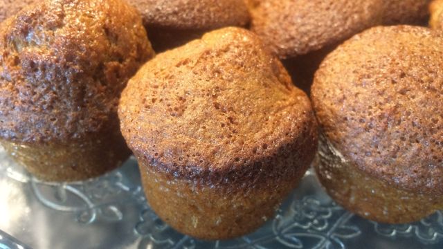 Petits cakes au caramel, coeur chocolat caramel