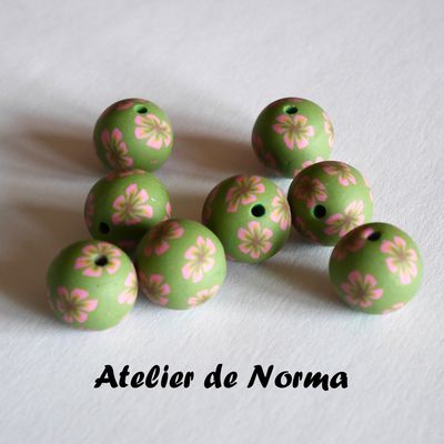 Perles à partir de restes de cannes 