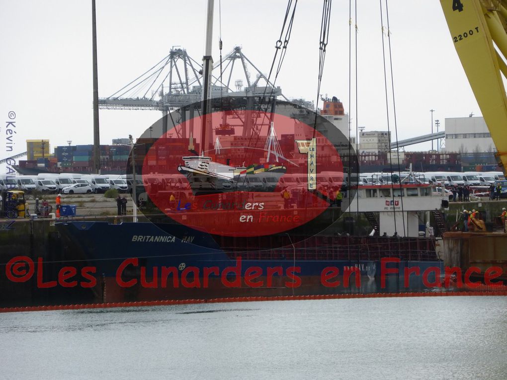 L'épave du Britannica HAV au Havre.