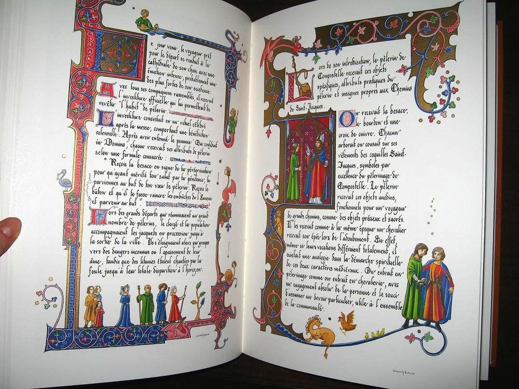 Mon premier livre enluminé et calligraphié aux  Editions Larroque.