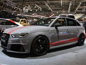 Deux modèles inédits ont retenu toute notre attention sur le stand MTM: la RS3 R (502 chevaux) ainsi que l'Audi S8 Talladega R (802 chevaux).
