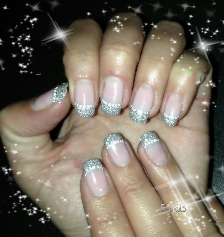 Nail  art argent