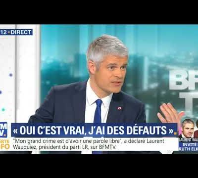 Entretien de Laurent Wauquiez à Ruth Elrkief 