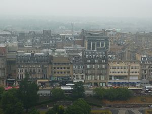 Edinburgh vue du château / Vistas de Edinburgh desde el castillo