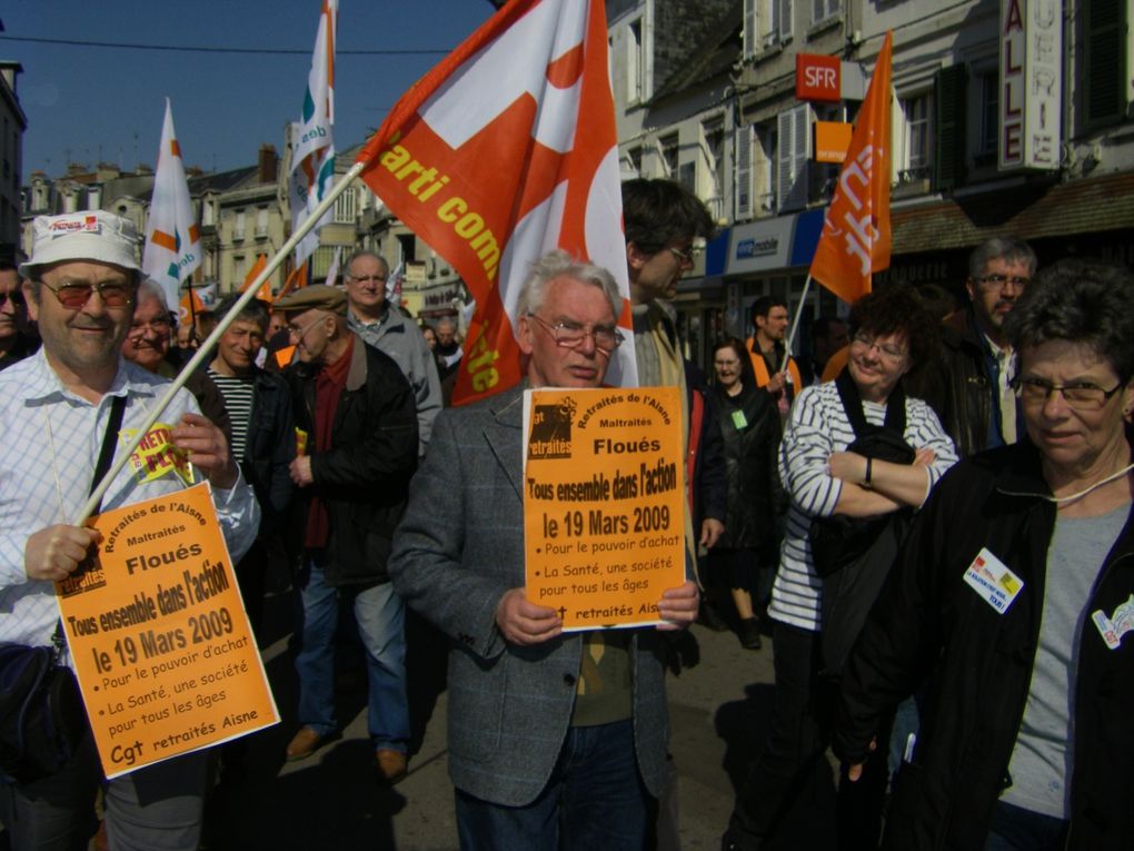 Photo manifestation du 19 mars 2009 à Soissons