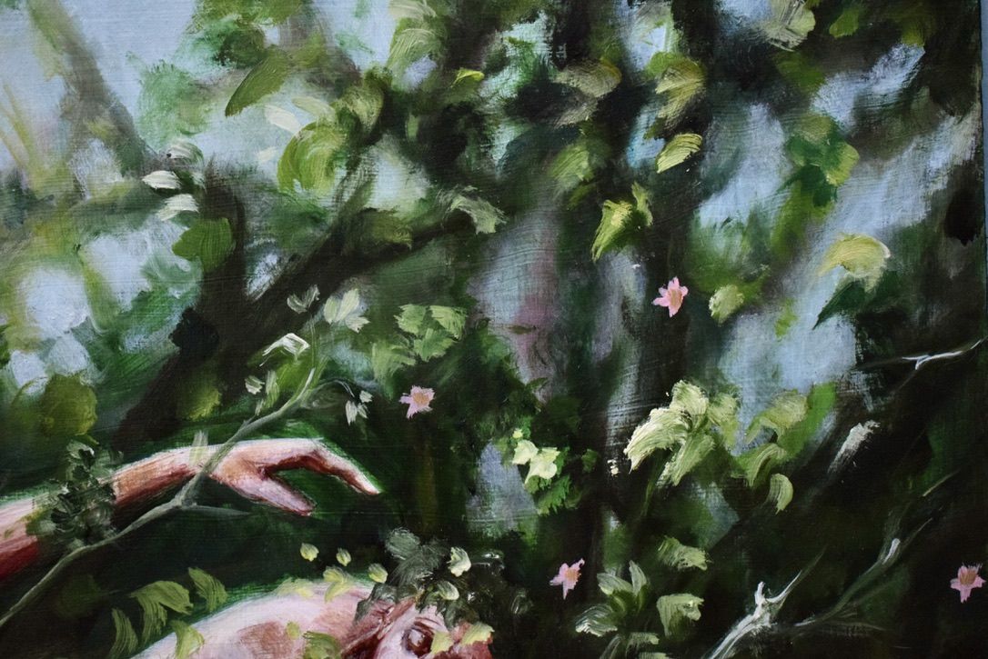 SANS TITRE : Huile sur aluminium