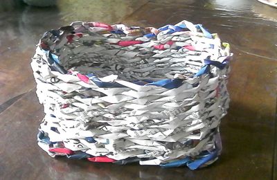 Petite panière 100 % recyclage