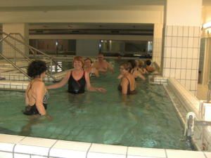 Aqua-gym dans la piscine du Centre Hospitalier