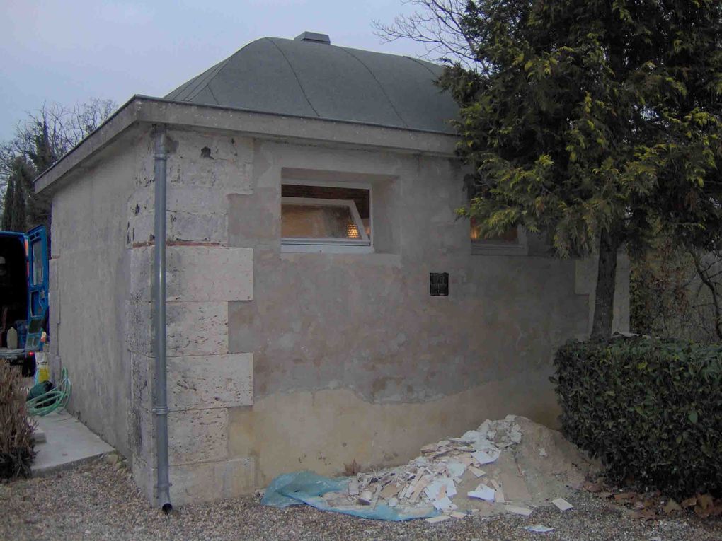 Aménagement de toilette dans un pavillon