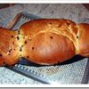 Brioche Ch'ti aux pépites de chocolat