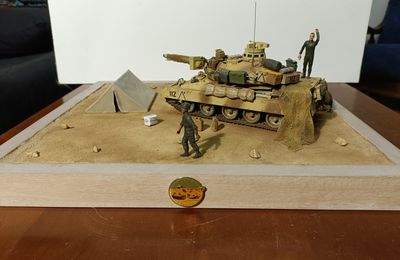 AMX 30 B2 (Division Daguet) ET SA MAQUETTE 