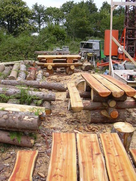 Album - table en rondins massifs