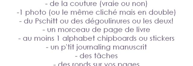 Just Create and scrap : challenge sponsorisé 5