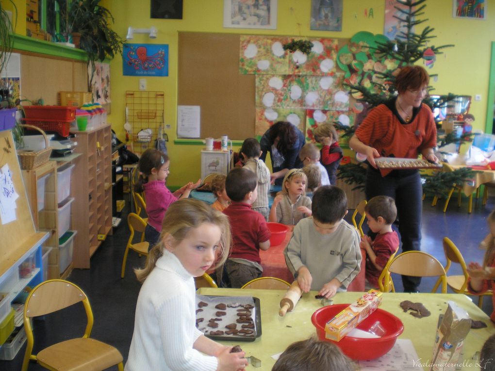 Photos prises dans le cadre des activités de la maternelle