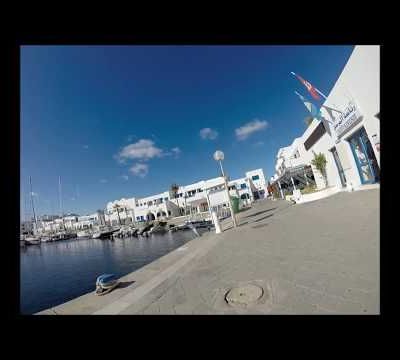 Le port de Monastir et la ville
