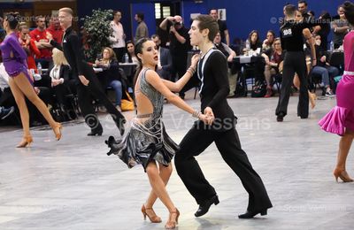 Le couple Juliette Rey et Stephen Piroux médaillé à la Coupe de France de danses latines et standards de Vénissieux