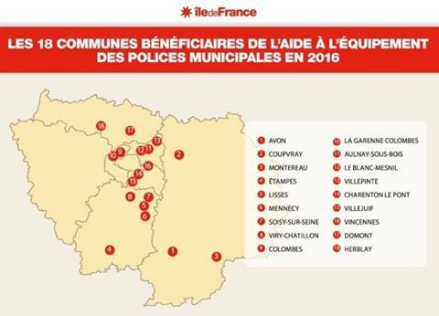 Plus de 18 M€ pour renforcer la sécurité des Franciliens sauf pour Pierrefitte. Très peu de demandes de la part de notre municipalité et donc pas d'aides pour notre ville !!!