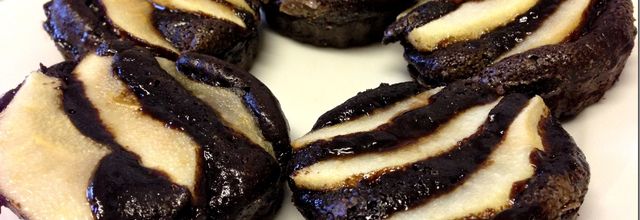 Tarte poire chocolat sans pâte