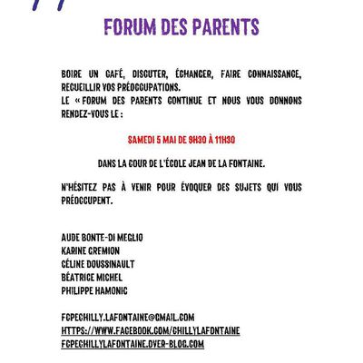 "Le forum des parents" 