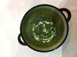 SOUPE DE COURGETTES ET CRESSON