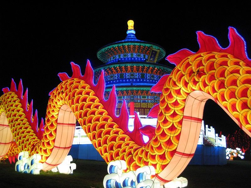 Festival des lanternes chinoises de Thoiry - février 2019