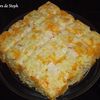 Gâteau de coquillettes et de dinde