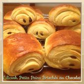 PETITS PAINS BRIOCHÉS AU CHOCOLAT - Lilicook et ses petits plats