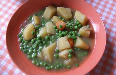 Soupe indienne aux petits pois