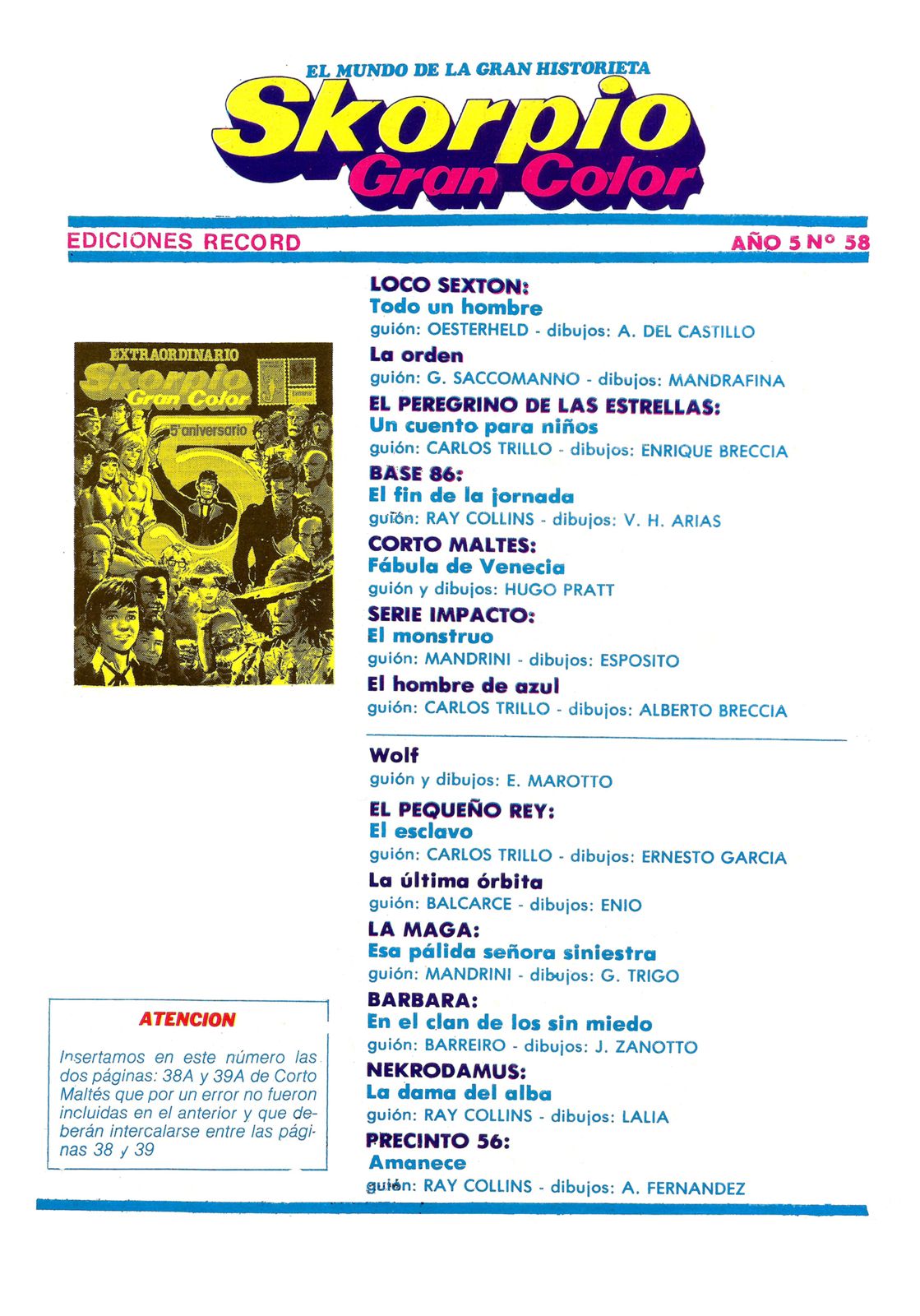 Skorpio (Edición original Argentina)...Vol...6