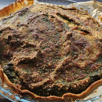Tarte aux épinards et à la ricotta