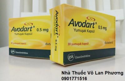 Thuốc Avodart 0,5mg Dutasteride chữa phì đại tiền liệt tuyến