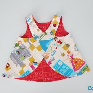 Tablier Croise Pour Enfant Laine Et Chiffons