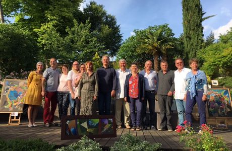 L'Art au jardin - photo des participants 2017