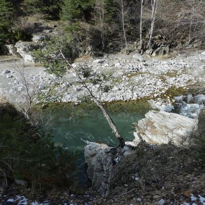 les bords de l'Arc à Avrieux