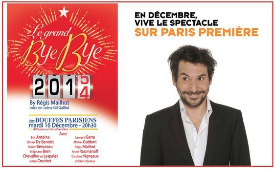 Le grand Bye-Bye 2014 ce lundi soir sur Paris Première.