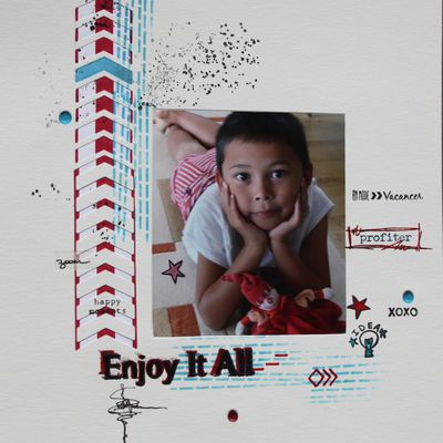 SCRAP NOVEMBRE 2017 n° 332-34 "Enjoy It All" 