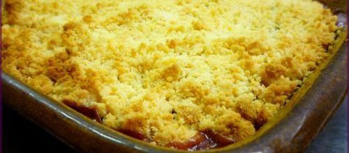 Crumble de figue au chèvre et viande des grisons