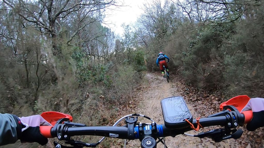 Rando VTT Natura St Laurent La Vernède (Gard) le 2 février 2020 