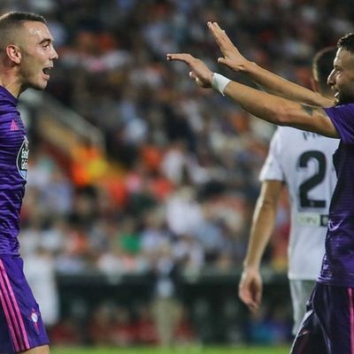 Aspas rescata un punto en Mestalla