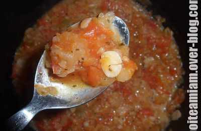 Sauce tomate relevée aux échalotes