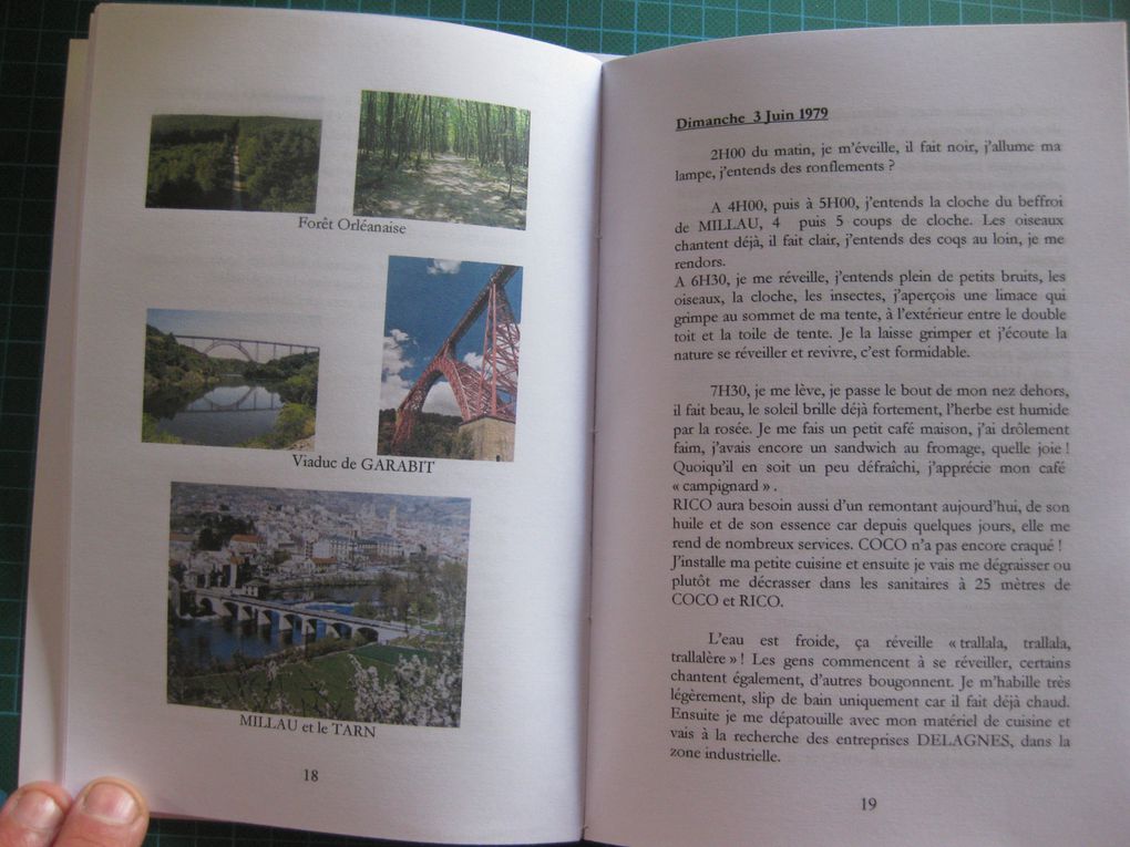 STAGE DE VIE Côté Sud, me voici en ce moment écrivain en herbe ... Je vous présente mon  1 er livre édité et fabriqué par moi même. Ce sont mes aventures que j'ai vécues dans l'AVEYRON quand j'avais 20 ans... Alors contactez moi pour vous fo