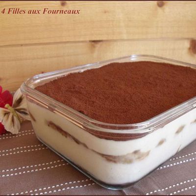 Tiramisu au chocolat (recette Tupperware)