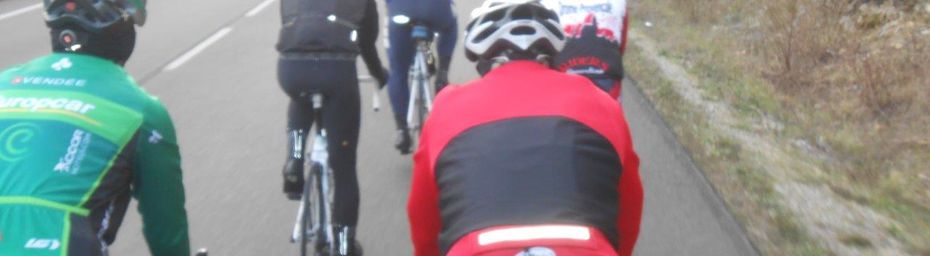 Beau Cyclo Bollénois sortie avec le Sprinter Club Lapalud . 86 km