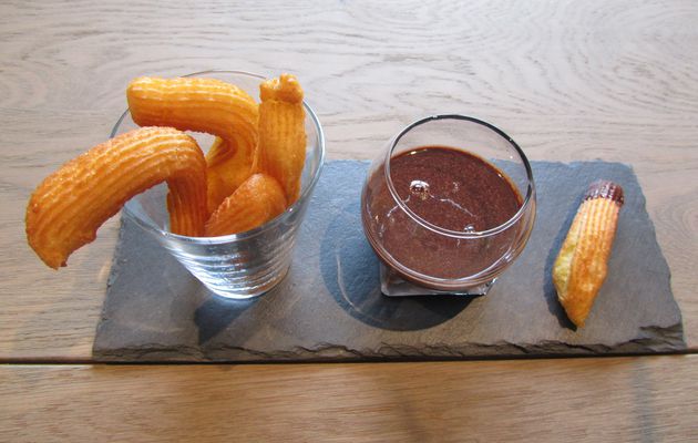 Churros de J.F.Piège sauce chocolat-Nutella