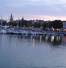 Le port de La Rochelle la nuit...