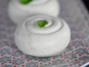 Entremets individuels façon mojito (sans rhum)